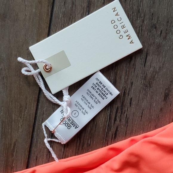 NWT Good American Womens High Bottom Swim sz 1/S - Picture 2 of 7